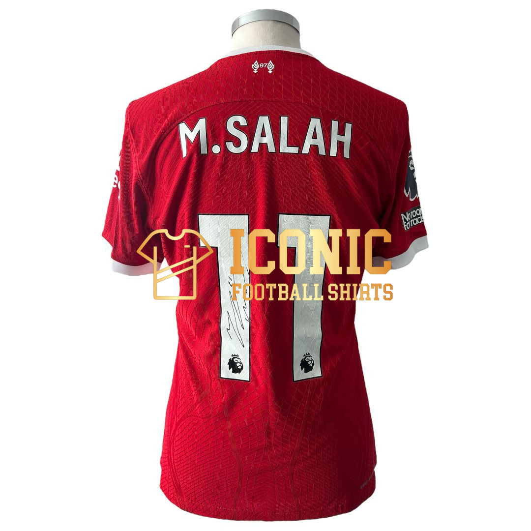 Liverpool Match Issue Signed Shirt MO SALAH
